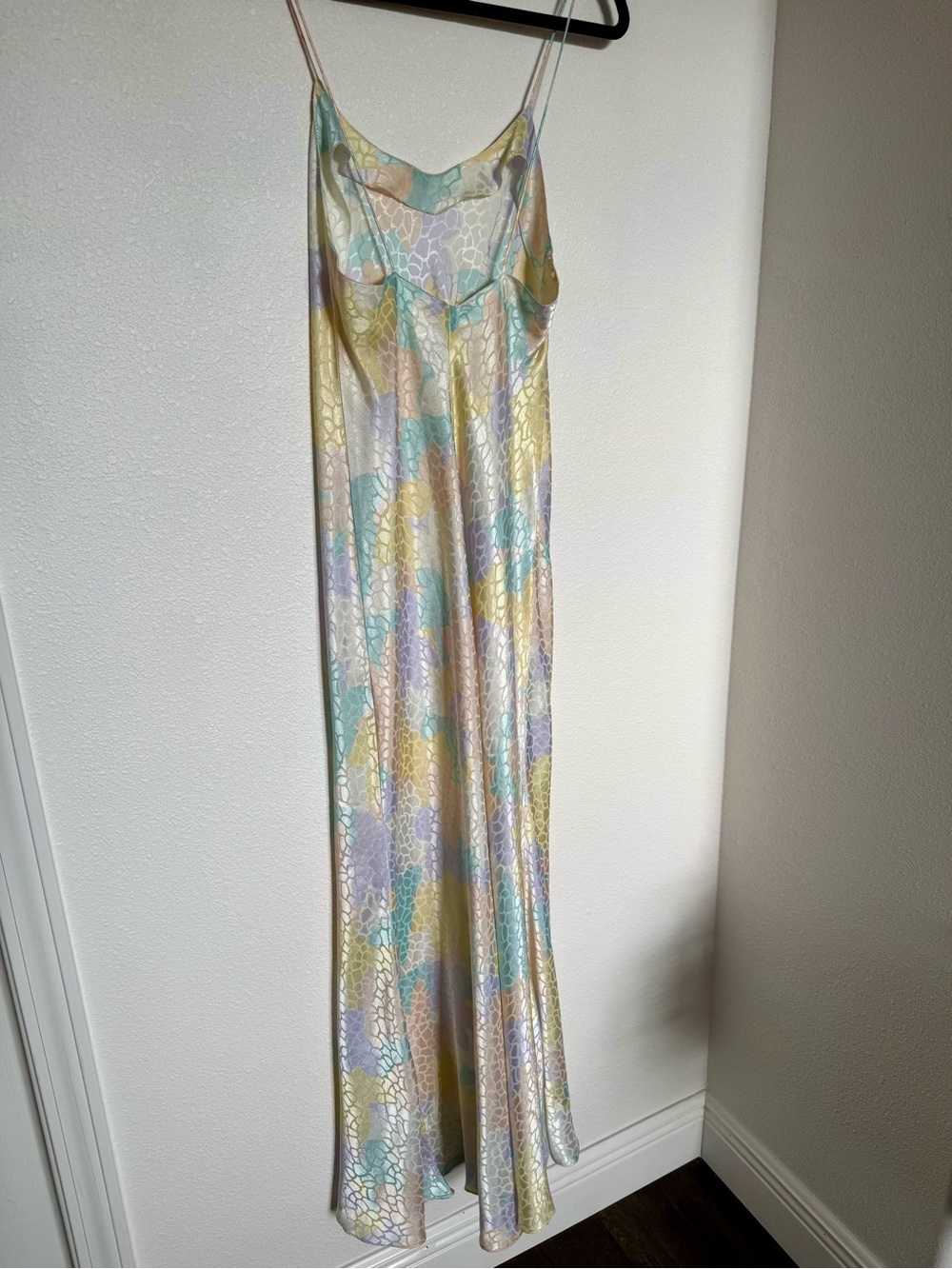 Vintage Georgette Trabolsi Maxi Slip Robe Set Coquette Cottagecore L - Picture 10 of 16